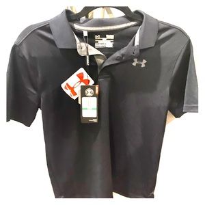 Under Armour Black Golf UPF 30 NWT
